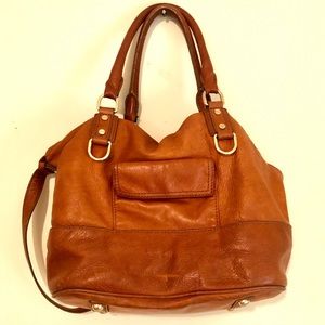 J. Crew leather handbag